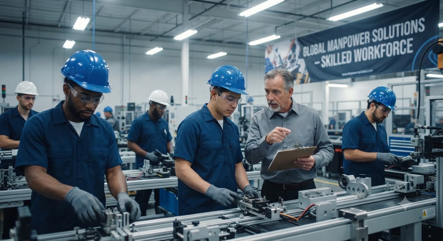 Industrial Skilled Factory Workers